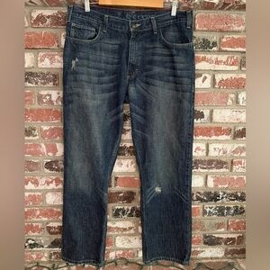 Men's J. FERRAR Classic Blue Straight Jeans Size 36x30